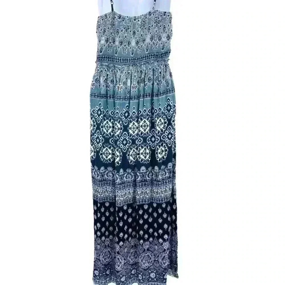 Patrons of Peace Blue Paisley Maxi Dress Size‎ M - Picture 4 of 7